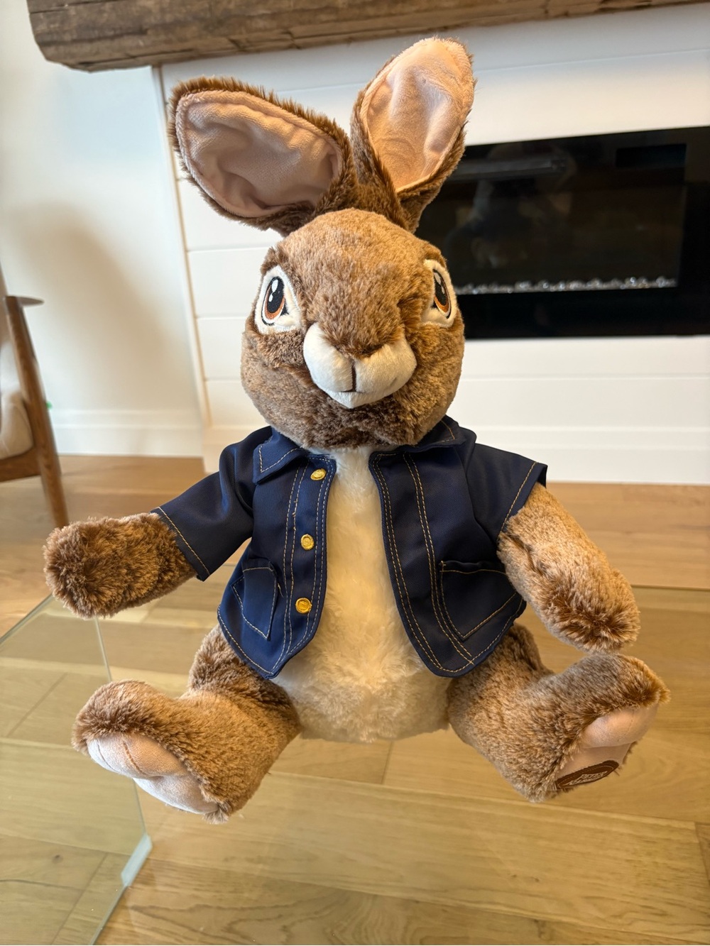 Peter Rabbit Plush Toy with Blue Jacket – Classic Beatrix Potter – EUC
